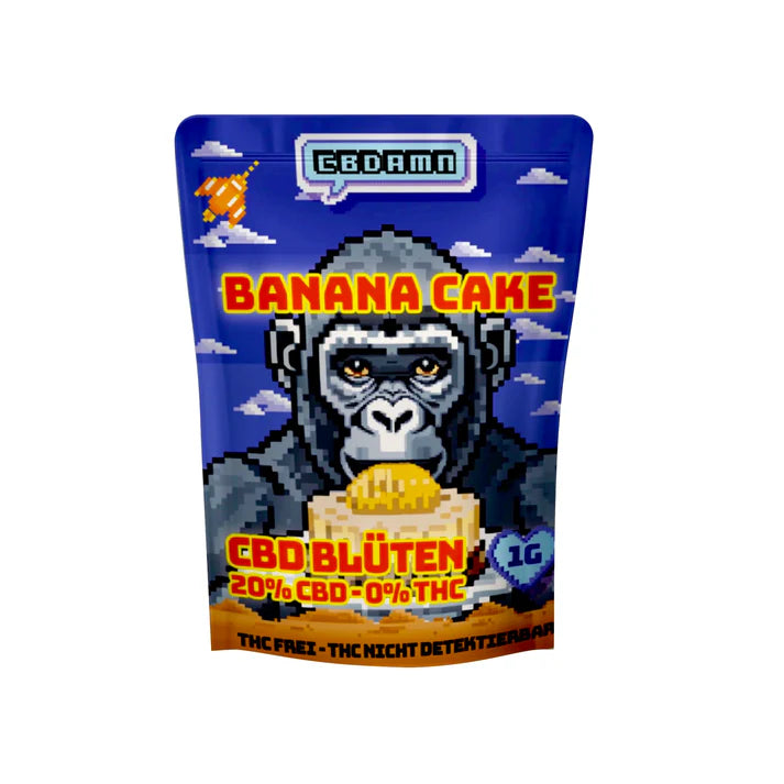 Automaten Paten UG (haftungsbeschränkt) CBD Aromablüten - Banana Cake - 20% CBD - 0% THC