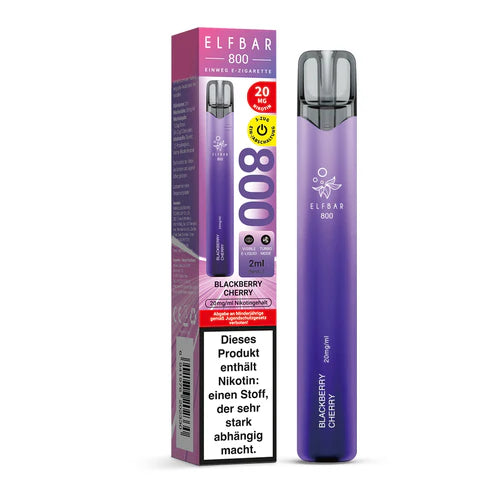 Elfa Elfbar 800 mit 2% Nikotin - Blackberry Cherry