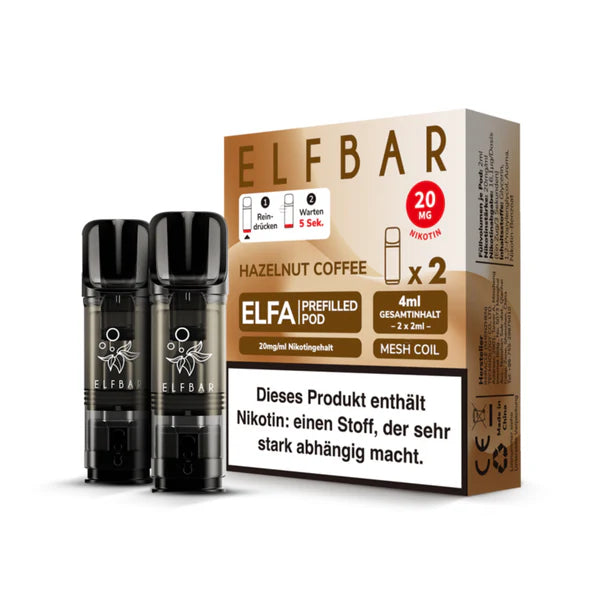 Elfa Mit Nikotin Elfa Pod mit 2% Nikotin - Hazelnut Coffee 20mg/ml