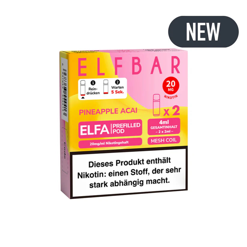 Elfa Mit Nikotin Elfa Pod mit 2% Nikotin - Pineapple Acai