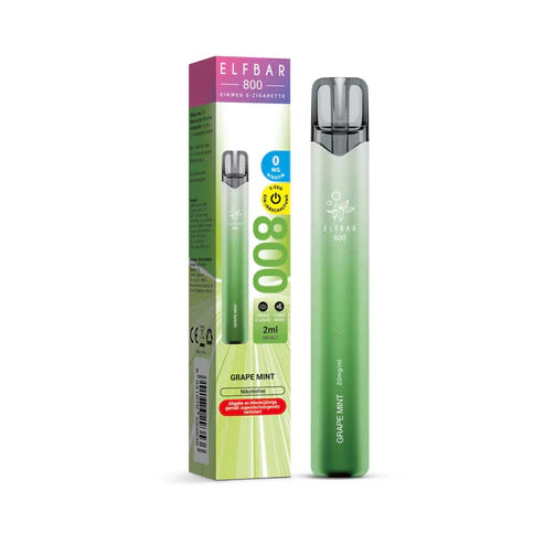 Elfa Ohne Nikotin Elfbar 800 ohne Nikotin - Grape Mint