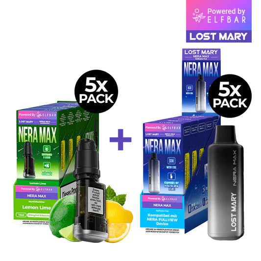 Lost Mary Big Puff Elfbar Lost Mary Nera Mix 15K - Lemon Lime
