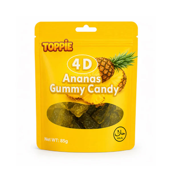 Toppie Toppie - Ananas - Halal - 80g