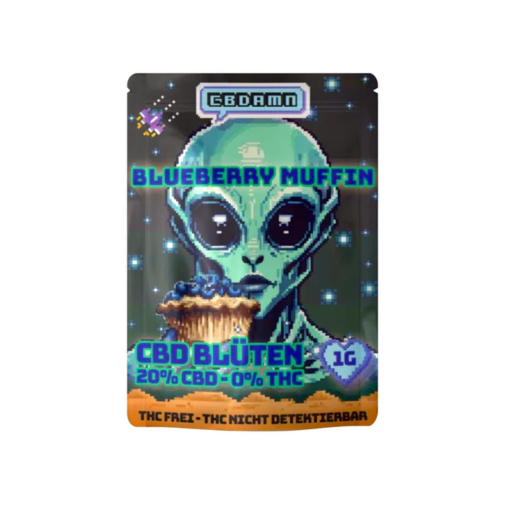 Automaten Paten UG (haftungsbeschränkt) CBD Aromablüten - Blueberry Muffin - 20% CBD - 0% THC