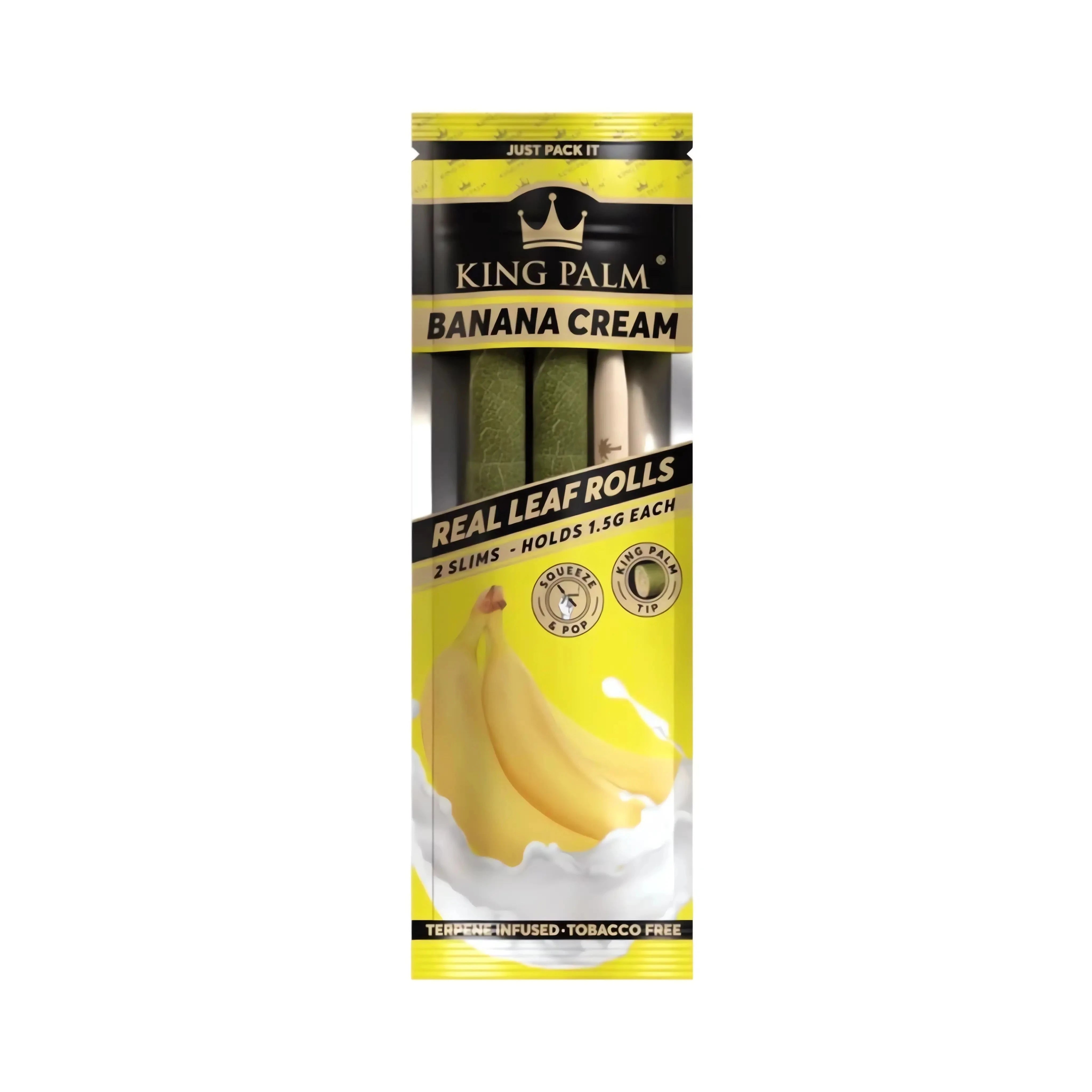 Automatenpaten King Palm - Slim Roll Blunt 2er Packung - Banana Cream