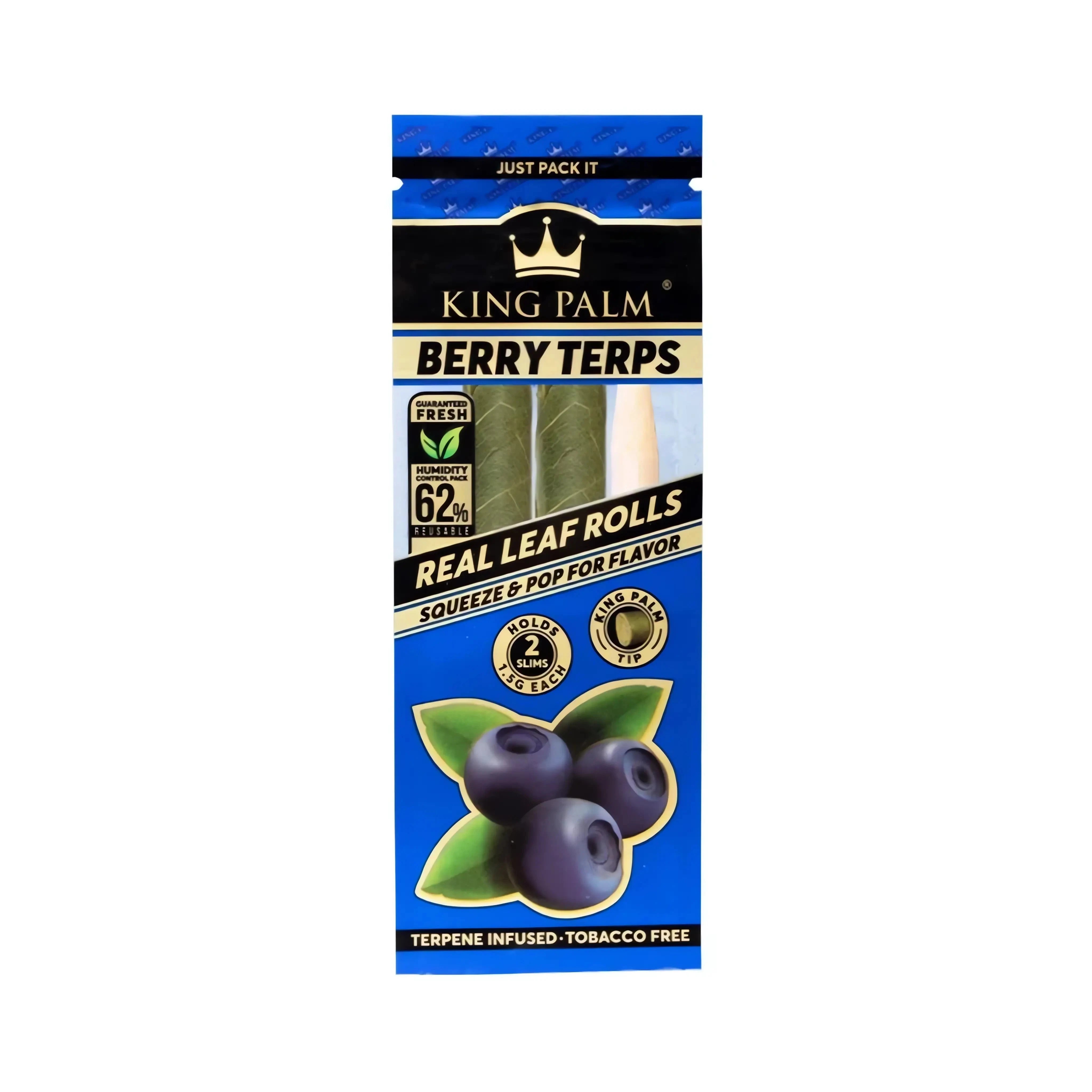 Automatenpaten King Palm - Slim Roll Blunt 2er Packung - Berry