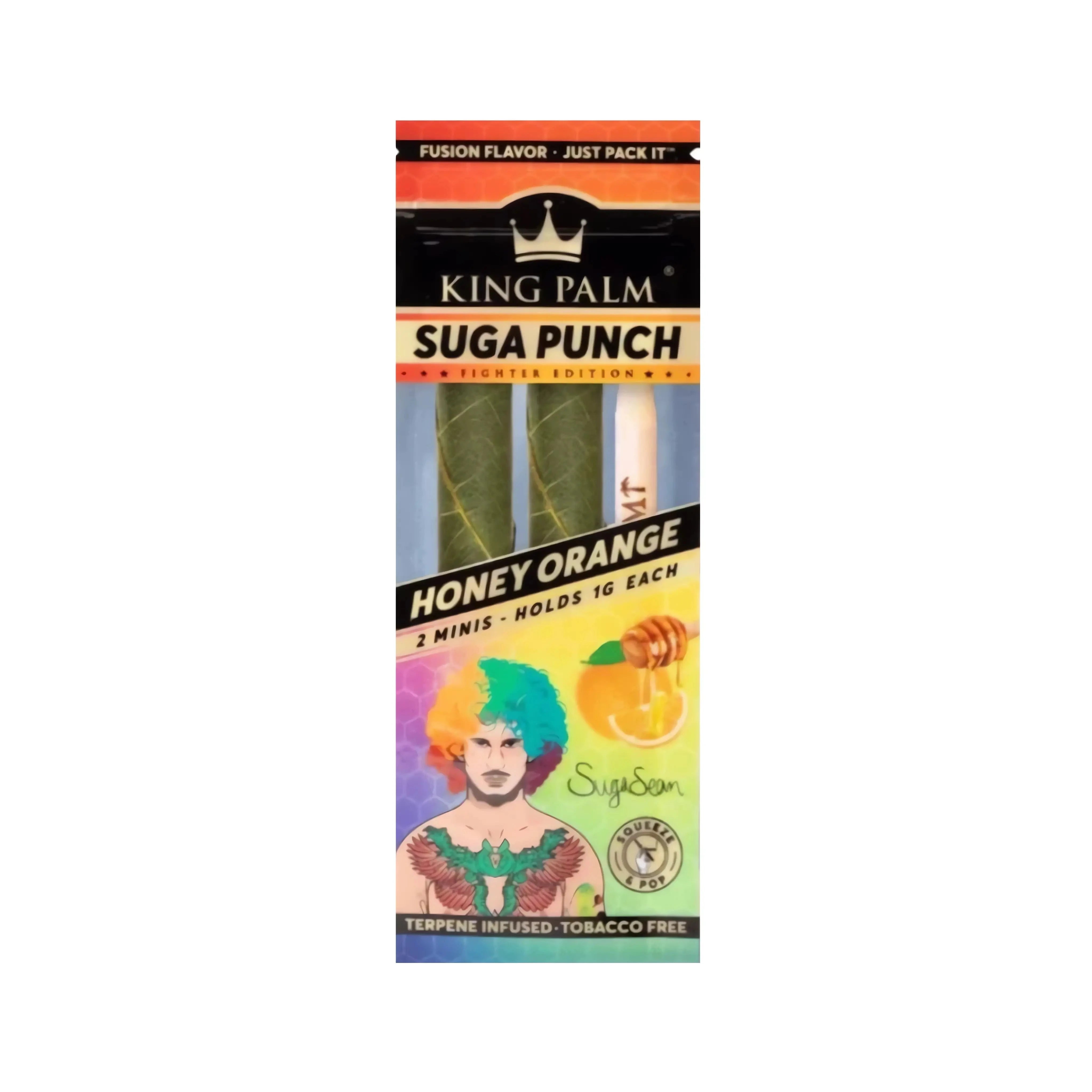 Automatenpaten King Palm - Slim Roll Blunt 2er Packung - Honey Orange