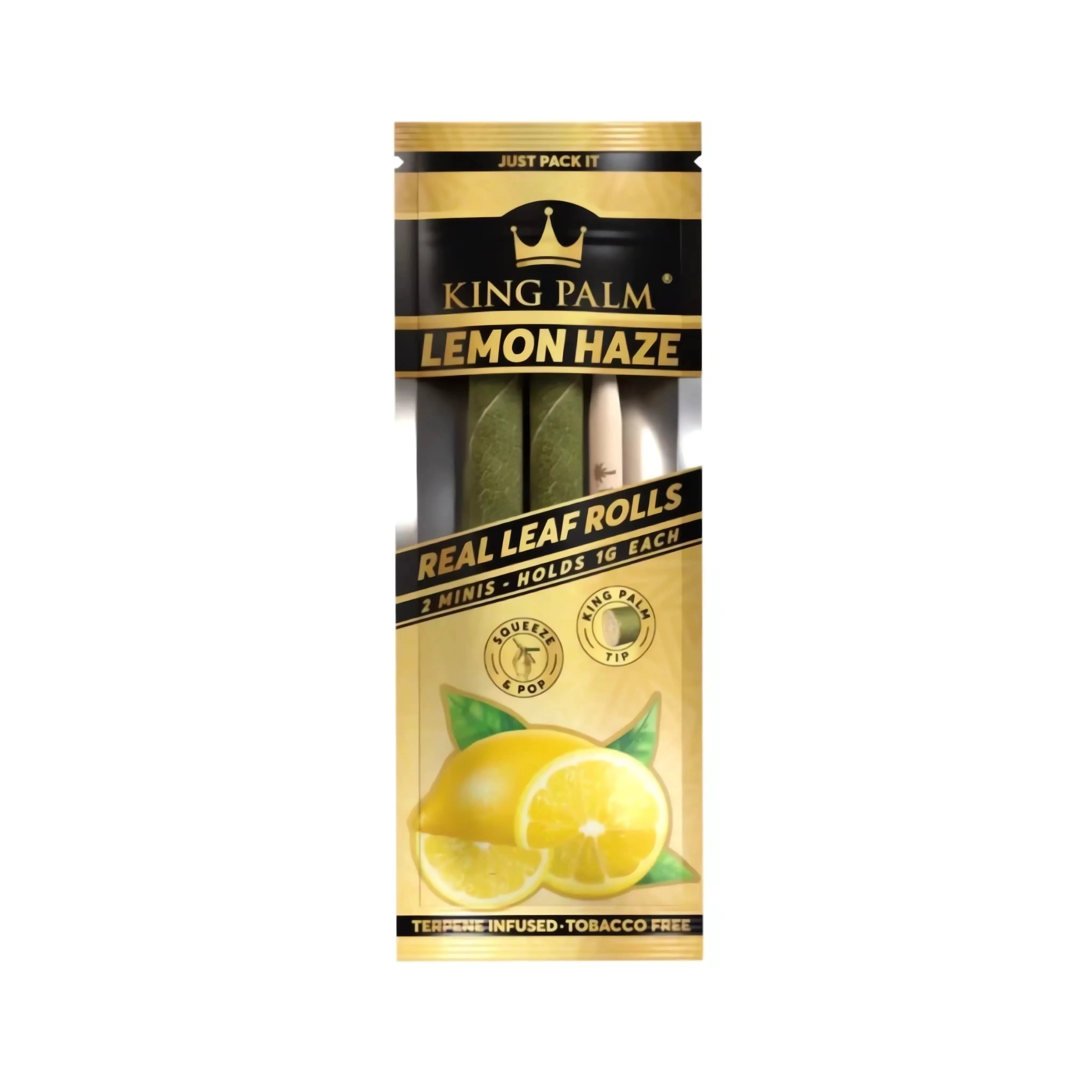 Automatenpaten King Palm - Slim Roll Blunt 2er Packung - Lemon Haze