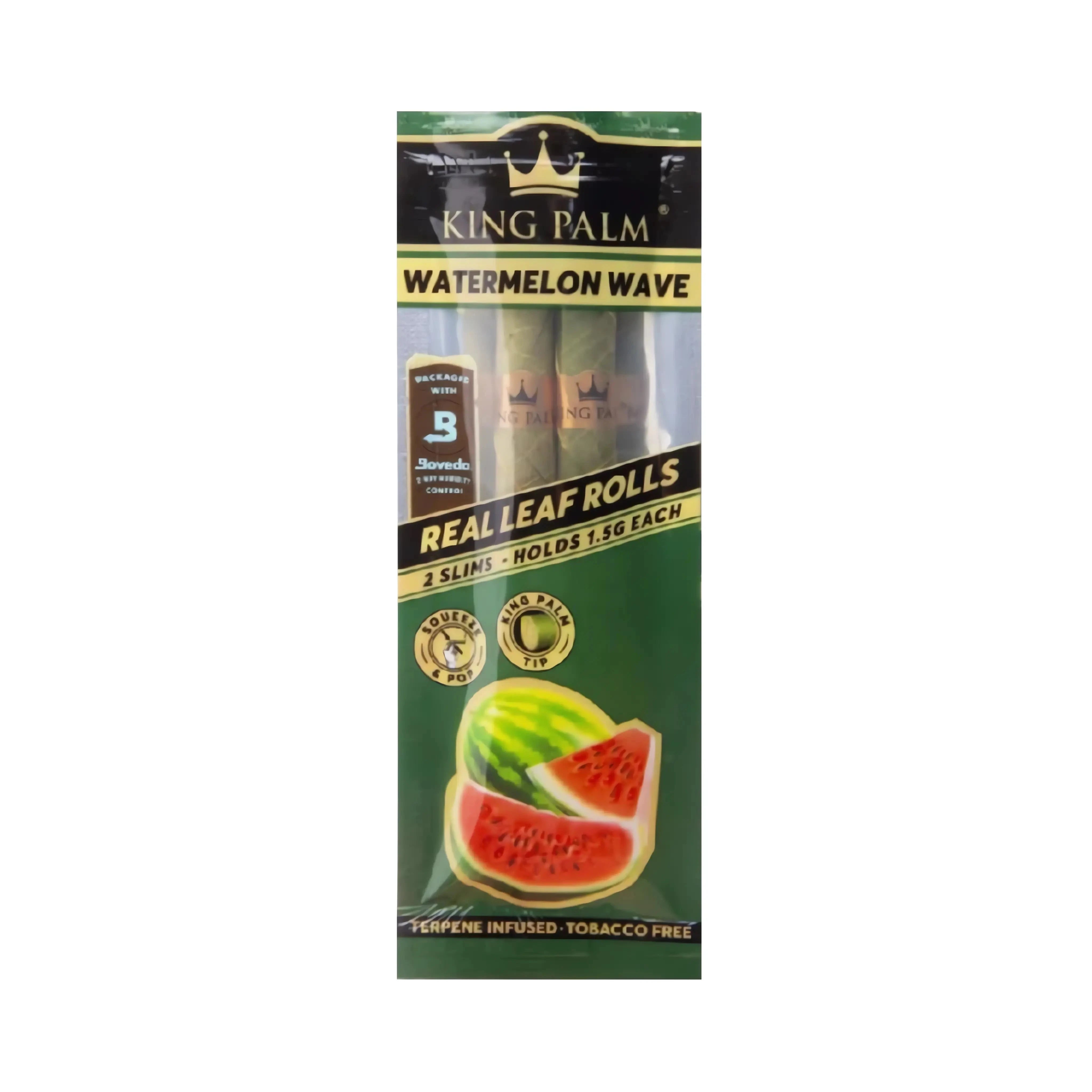 Automatenpaten King Palm - Slim Roll Blunt 2er Packung - Watermelon