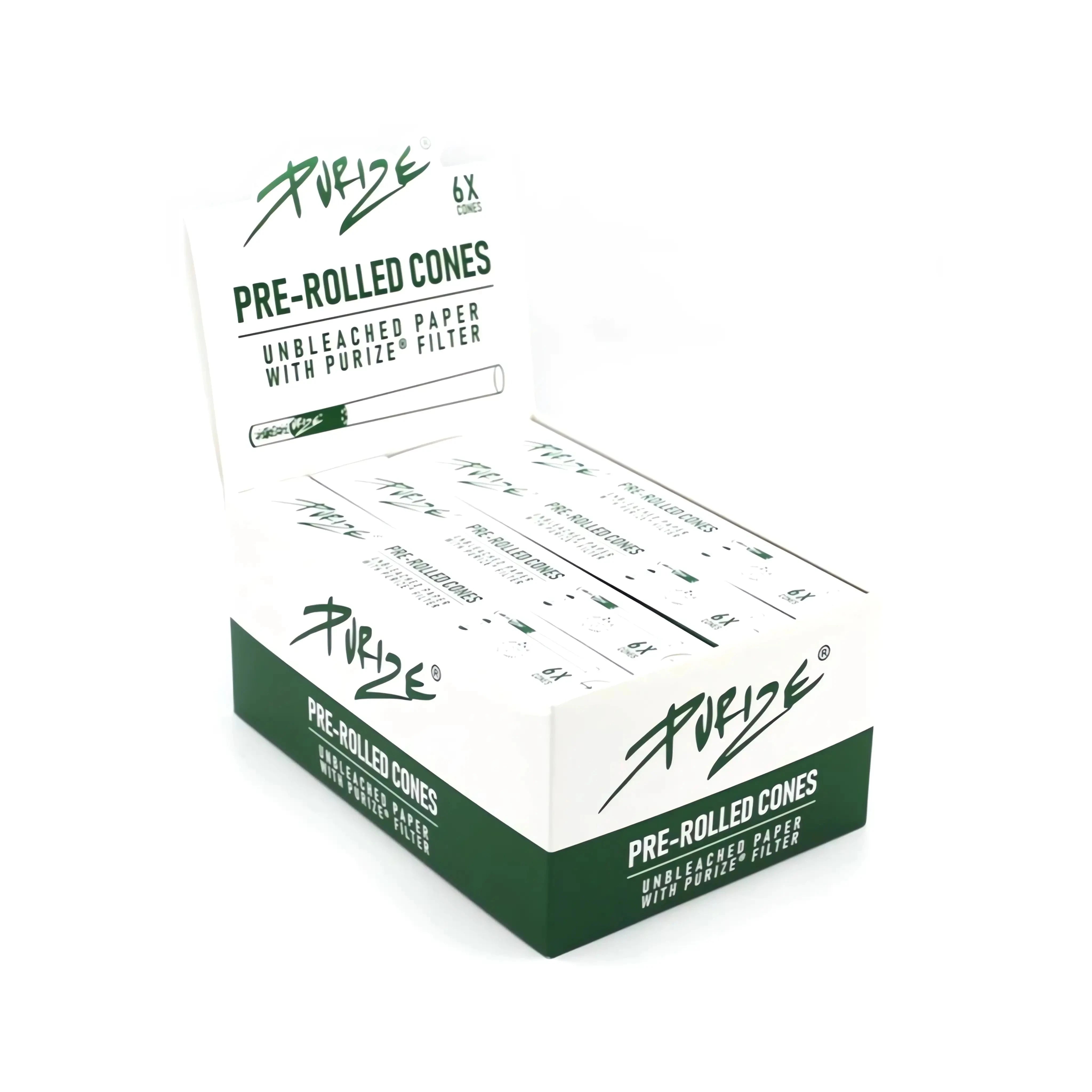 Automatenpaten Purize PreRolled Cones mit Aktivkohlefilter
