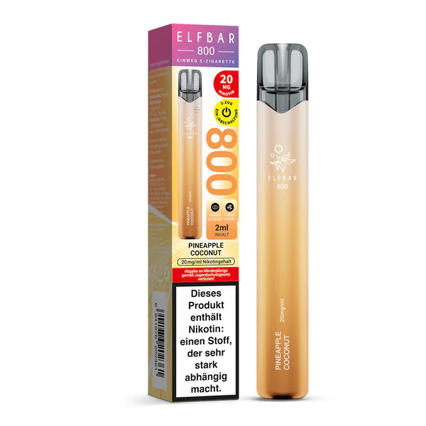 Elfa Elfbar 800 mit 2% Nikotin - Pineapple Coconut