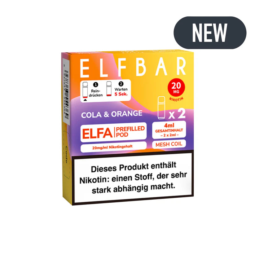 Elfa Mit Nikotin Elfa Pod mit 2% Nikotin - Cola & Orange