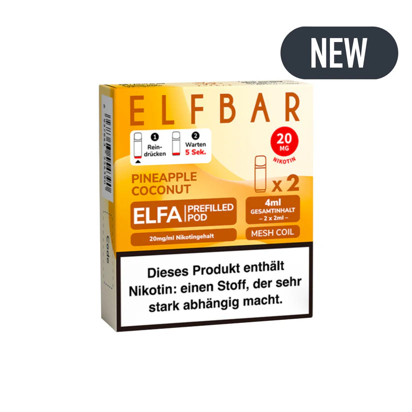 Elfa Mit Nikotin Elfa Pod mit 2% Nikotin - Pineapple Coconut