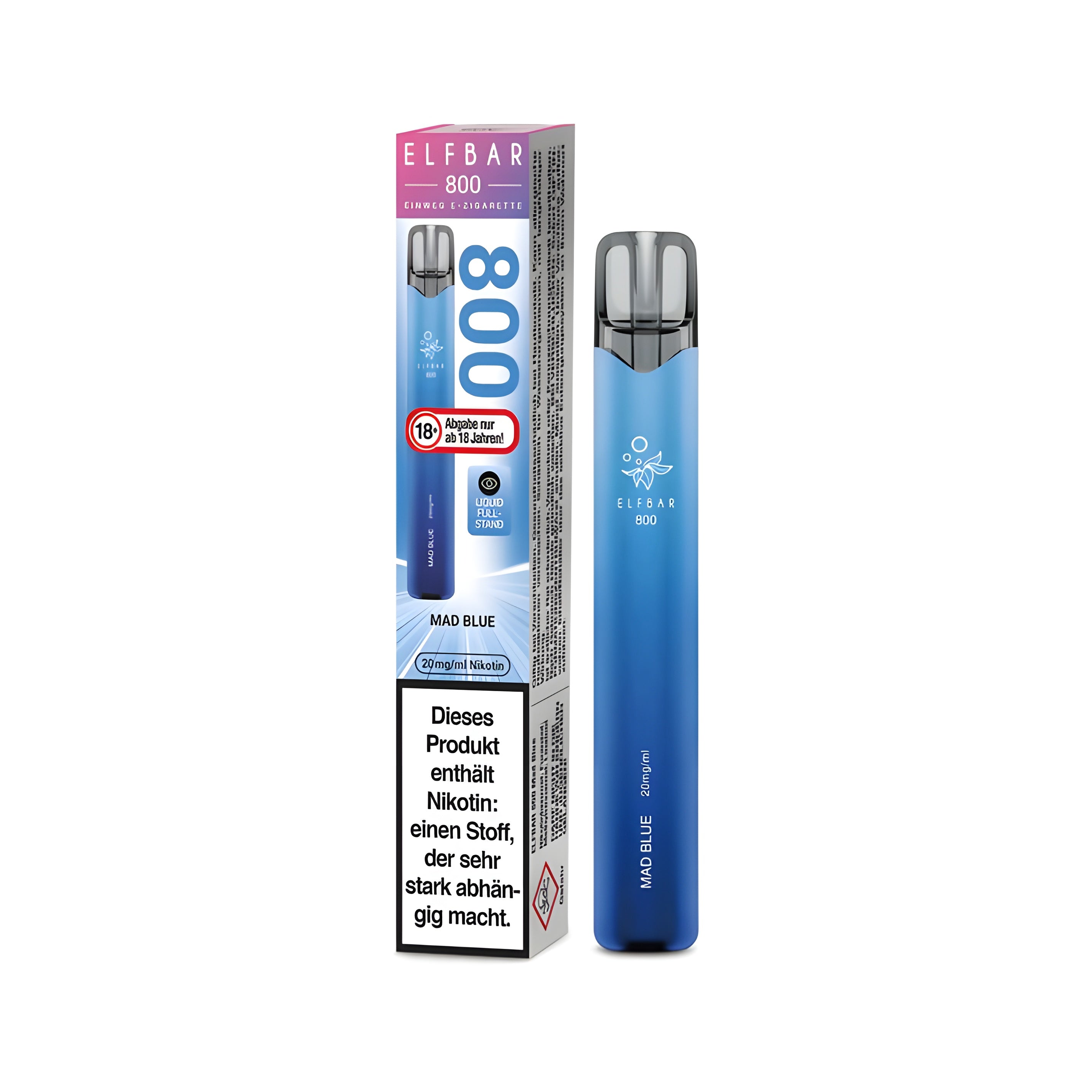 Elfbar Mit Nikotin Elfbar 800 mit 2% Nikotin - Mad Blue