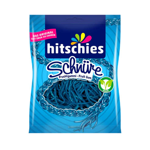 Hitschies Hitschies - Blaue Schnüre 125g