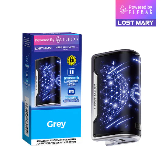 Lost Mary Big Puff Elfbar Lost Mary Nera - Fullview Device - Grey
