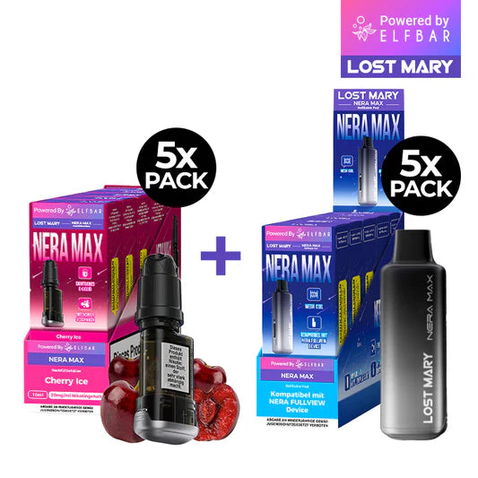 Lost Mary Big Puff Elfbar Lost Mary Nera Mix 15K - Cherry Ice