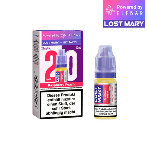 Lost Mary Elfbar Lost Mary Liquid 20mg - Raspberry Peach