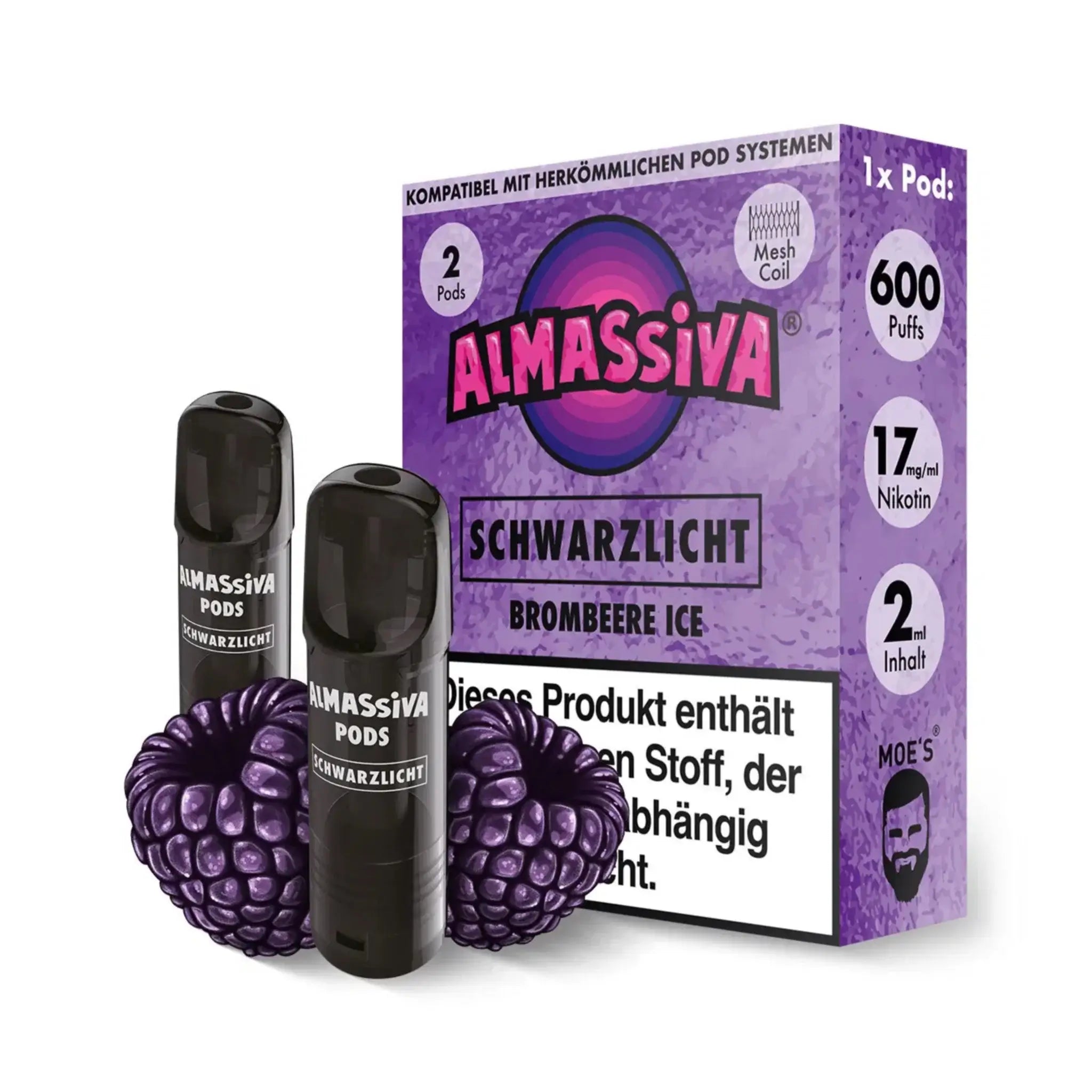 Mein Shop Al Massiva Pod - Brombeere Ice