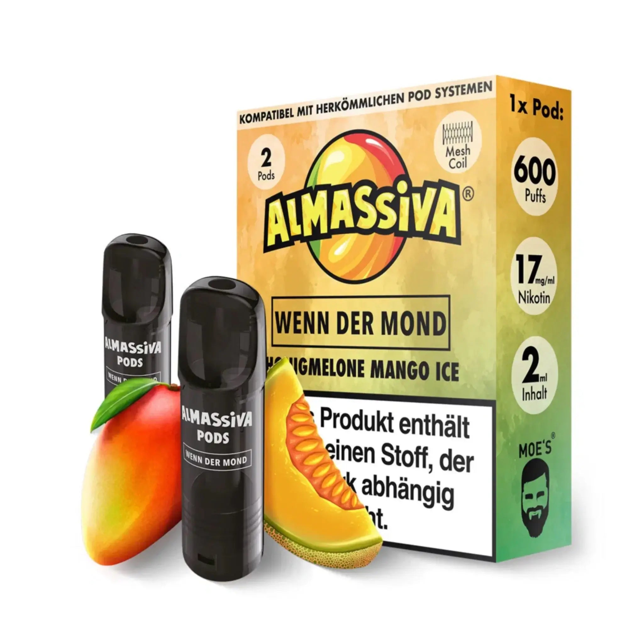Mein Shop Al Massiva Pod - Honigmelone Mango Ice