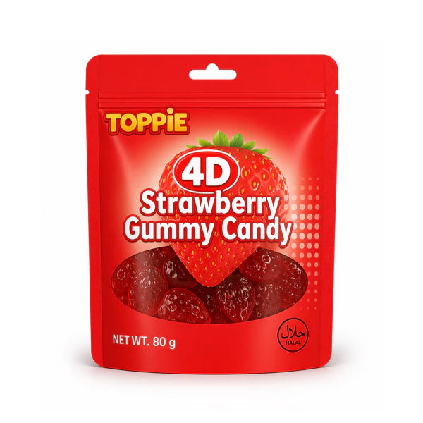 Toppie Toppie - Strawberry - Halal - 80g